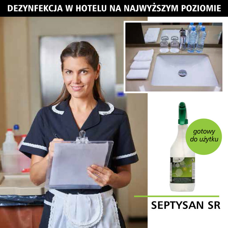 SEPTYSAN SR - środek bakterio- i grzybobójczy - 750 ml (flakon ze spryskiwaczem)