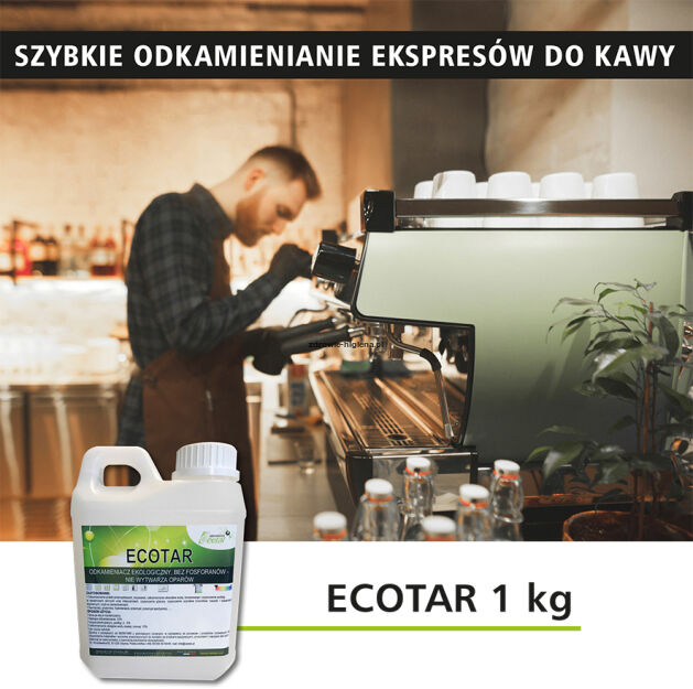 ECOTAR 1 kg – skoncentrowany odkamieniacz do usuwania kamienia i osadów mineralnych