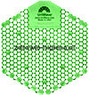 URIWAVE 3 D HERBAL MINT (green) - wkładka zapachowa do pisuaru